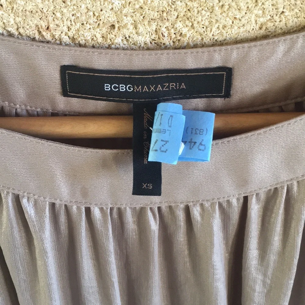 BCBGMaxAzria Taupe Mini Dress